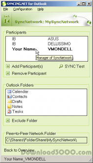 SYNCING.NET for Outlook screenshot